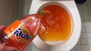 Will it Flush  Fanta Orange Soda [upl. by Bisset]