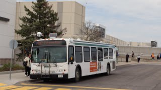 Ride Video Pt1 Durham Region Transit Route 917 Bayley  Consumers on 2006 New Flyer D40LFR 0115 [upl. by Ennaoj]