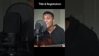 Title amp Registration Cover deathcabforcutie acousticguitarcover [upl. by Ydderf898]