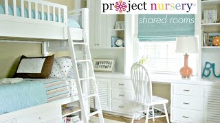 Project Nursery Shared Room Decor [upl. by Vitkun]