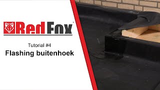 EPDMflashing hoek verwerken  RedFox® EPDM TUTORIAL 4 [upl. by Scarlet]