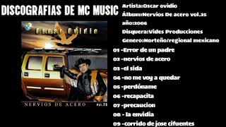 Oscar Ovidio quotEl Aguila De Guatemalaquot Álbum Nervios De Acero vol25 2006 CD 💿 Completo [upl. by Joab833]