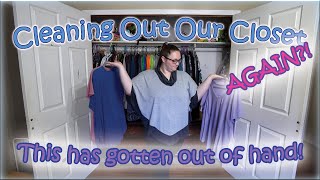 Cleaning Out Our Closet AGAIN  The Plan To Keep It Under Control [upl. by Gschu]