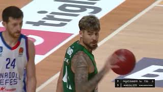 Panathinaikos  Anadolou Efes friendly basketball game [upl. by Enoved724]