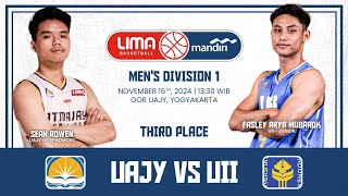 UAJY vs UII  3rd Place Mens Division 1  Yogyakarta I Nov 16 [upl. by Neidhardt]