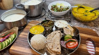 Weekend Special Thali recipe 45 minutes tips and tricks ke sathe food cooking homemade healthy [upl. by Kieran]