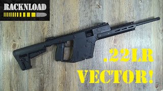 Kriss Vector 22lr FULL RACKNLOAD REVIEW [upl. by Kola]