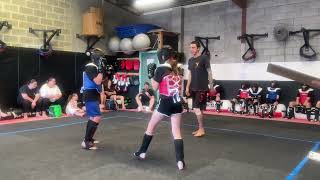 1112 year olds kickboxing competition 2024  For Life Martial Arts [upl. by Hanford]