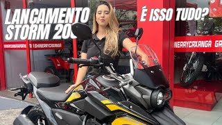 REVIEW STORM 200 CROSSOVER COM ABS E RADIADOR VALE A PENA [upl. by Ainadi]