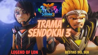 TRAMA SENDOKAI TEMPORADA 3  PELÍCULA DE LON BESTIAS DEL SEN  NUEVO VIDEOJUEGO [upl. by Yle]