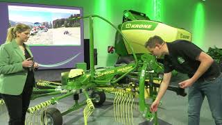 KRONE rotary rakes and tedders for flat land and mountains [upl. by Adni]