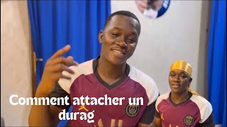 Comment attacher un durag simple et rapide [upl. by Joashus510]