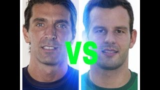 Buffon vs Handanovic °°°°Best Saves [upl. by Dlorag]