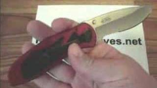 Kershaw Rescue Blur Red Knife 1675RDST Demonstration [upl. by Sirois233]