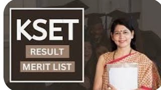 KSET 2023 Merit list Cutoff Subject Wise Category Wise Latest update [upl. by Ardnad]