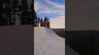 ⚠️SLOW MOUNTAIN VIBES⚠️dropcliffsnotbombs drinkbutter parkskiing parkrat skiing [upl. by Weidar]