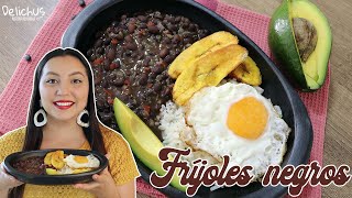 ¿CÓMO HACER FRIJOLES NEGROS O CARAOTAS  Receta de caraotas [upl. by Adnot]