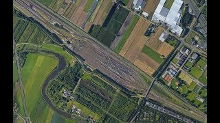 Marshalling yard Classification yard Railway yard [upl. by Einra]