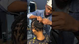 Dread Vs Loc dread🌟 loc ladies girl women video hair style trending hairdo boho bohoart [upl. by Alithia]