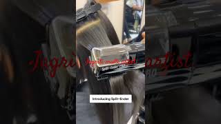 Hair split ands remove split trimmer jagritimultiartist jagritiatoz [upl. by Elurd]