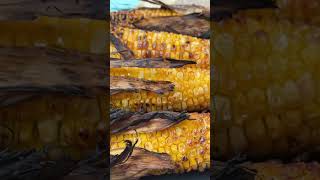 Elote recipe Grilled corn Grilled sweet cornCorm on the cob with huskshorts [upl. by Franciscka130]