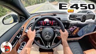 The 2024 MercedesBenz E450 Turns Up the WowFactor POV Drive Review [upl. by Nylrac60]