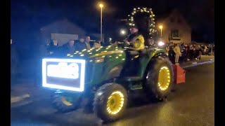 Tractor lichtstoet Hamme 2022 [upl. by Airdnalahs]