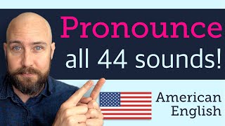 How to Say EVERY SOUND in American English  44 Sounds of American English [upl. by Gabbie]