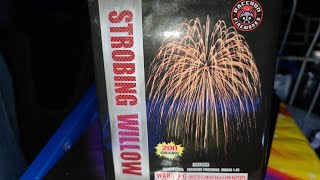 Strobing Willow  Raccoon Fireworks 200g [upl. by Alegnasor]