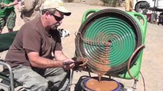 Keenes New Gold Concentrating Wheel 25quot first field test [upl. by Kersten]