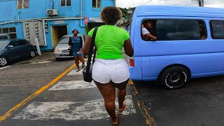 STREETS OF KINGSTOWN ST VINCENT STILL BUSY AFTER THE HOLIDAYS caribbean [upl. by Naiva5]