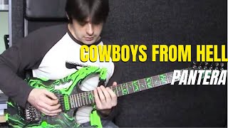 Cowboys From Hell by Pantera  Riff Guitar Lesson wTAB  MasterThatRiff 49 [upl. by Moran28]