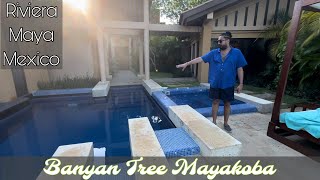 Banyan Tree Mayakoba  Wellbeing Sanctuary Pool Villa walkthrough and review in Cancun area [upl. by Dyolf]