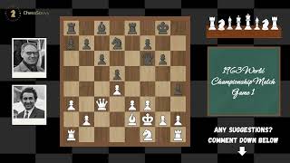 PETROSIAN VS BOTVINNIK  1963 WCC [upl. by Harris]