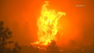 Thousands evacuated overnight as fire grows in Chico California [upl. by Denman]