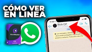 CÓMO SABER SI ALGUIEN ESTÁ EN LINEA EN WHATSAPP  MONIMASTER STATUS SEEN✅ [upl. by Ardnuaek]