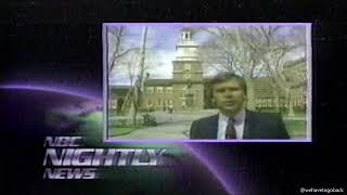 Tom Brokaw NBC Nightly News Democratic Primary commercial 1984 [upl. by Adnohsar71]