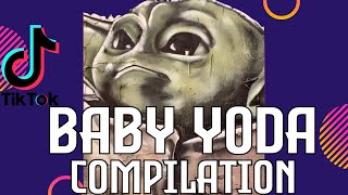 Baby Yoda TikTok Compilation  Cute amp Funny Star Wars Memes [upl. by Aratal]