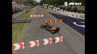 Is The Monza T1 Runoff Possible On f1 24 [upl. by Atsirhc756]