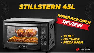 Stillstern Minibackofen mit Umluft Review  Günstig UND Gut [upl. by Loella256]