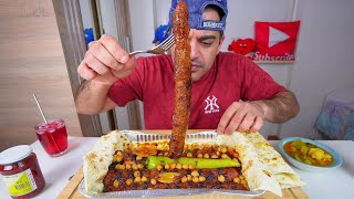 موكبانغ اكل كباب أضنة لذيذ Adana Kebab Mukbang Eating Show [upl. by Deane383]