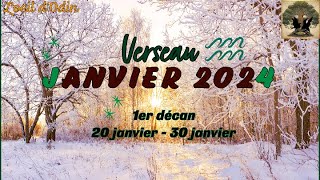 Verseau 1er décan  janvier 2024 [upl. by Reginnej79]