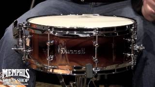 Dunnett Classic 14 x 55 MonoPly Walnut Snare Drum  Brown Fade [upl. by Valenka]