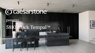 5810 Black Tempal™  Caesarstone Dark Collection 202021 [upl. by Ragnar675]