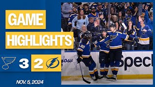 Game Highlights Blues 3 Lightning 2 [upl. by Nagud115]