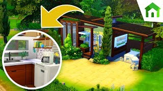 SUNNY MICRO HOME  Sims 4 Speed Build [upl. by Mohl]