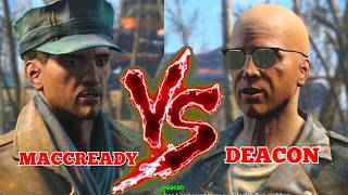 Robert MacCready VS Deacon Fallout 4 [upl. by Derayne603]