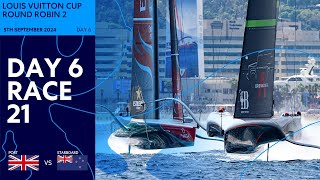 INEOS Britannia vs Emirates Team New Zealand  Full Race 05092024 [upl. by Alcina856]