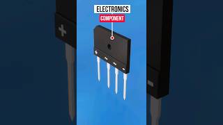 Electronics Component Bridge Rectifier Explain in 3D Animation electronics [upl. by Rehc]