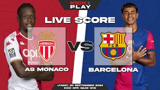 🔴 AS Monaco vs FC Barcelona  Liga Champions UEFA  LIVE SCORE [upl. by Edlyn]